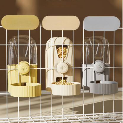 Automatic Gravity Feeder & Water Dispenser for Small Pets
