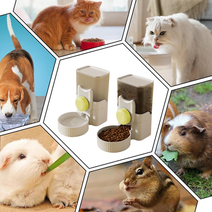 Rabbit Gravity Feeder & Water Dispenser Set for Small Pets
