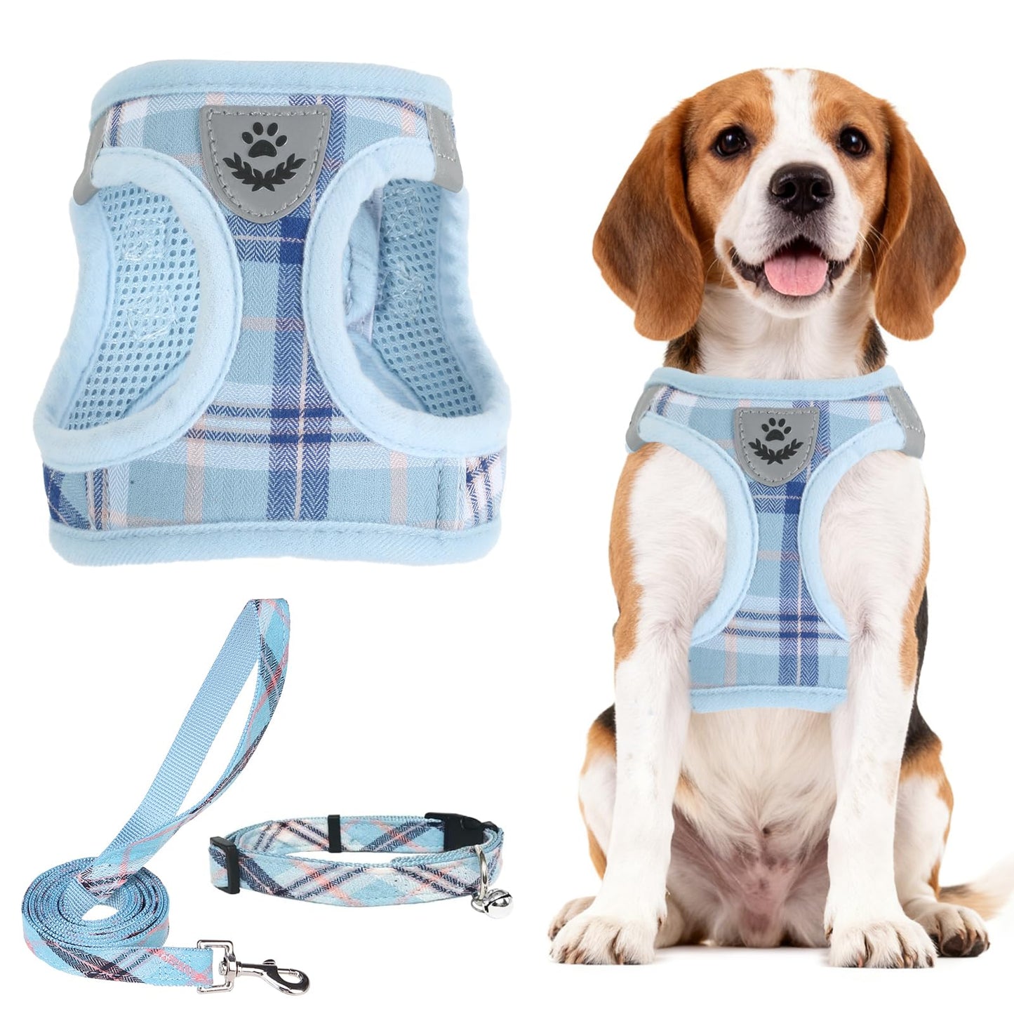 No Pull Dog Harness Set with Collar and Leash