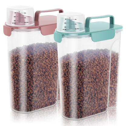 Airtight Pet Food Storage Container with Pour Spout