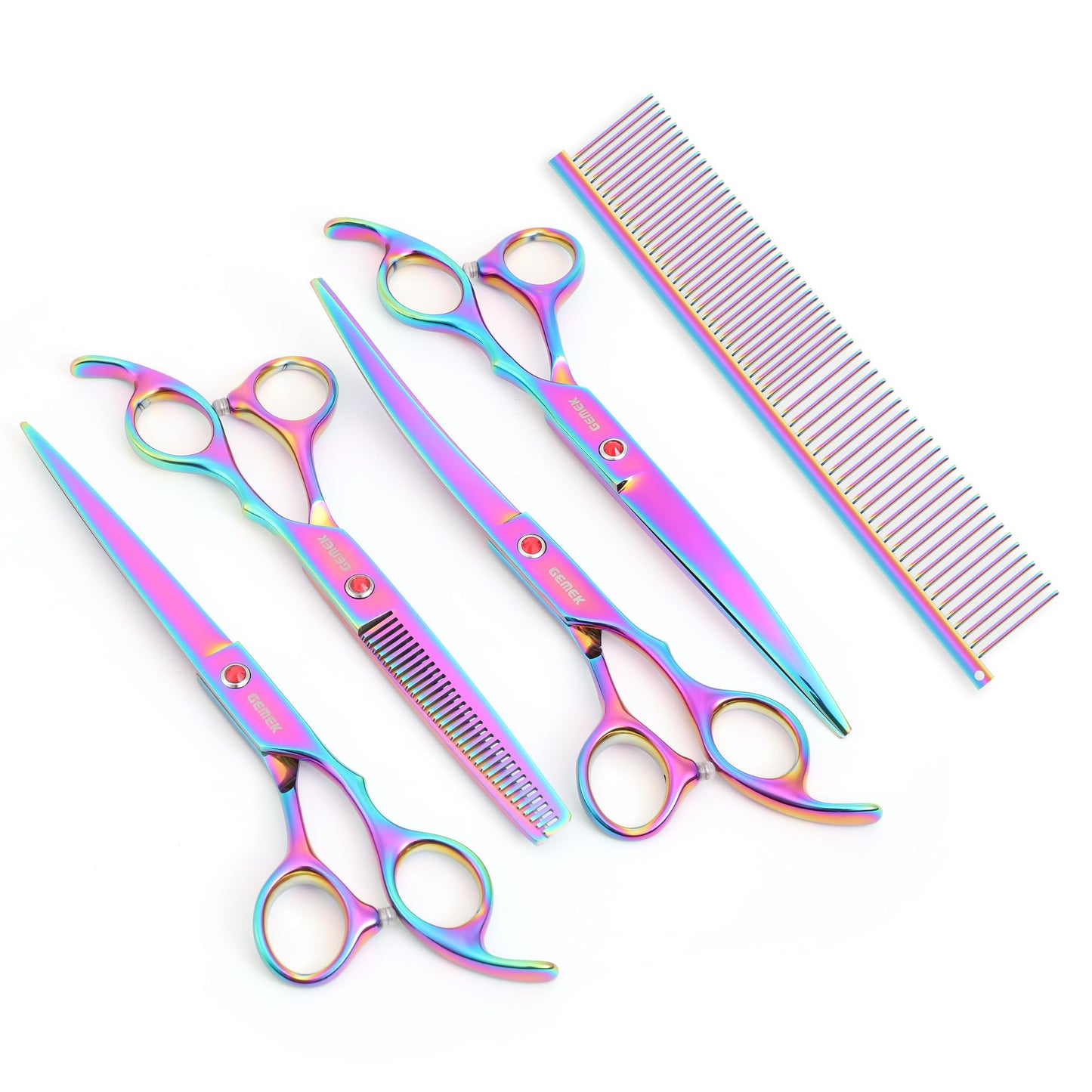Titanium Dog Grooming Scissors Set
