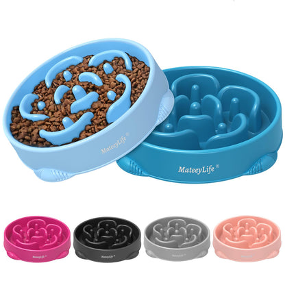 Slow Feeder Dog Bowl for Healthy Eating & Digestion