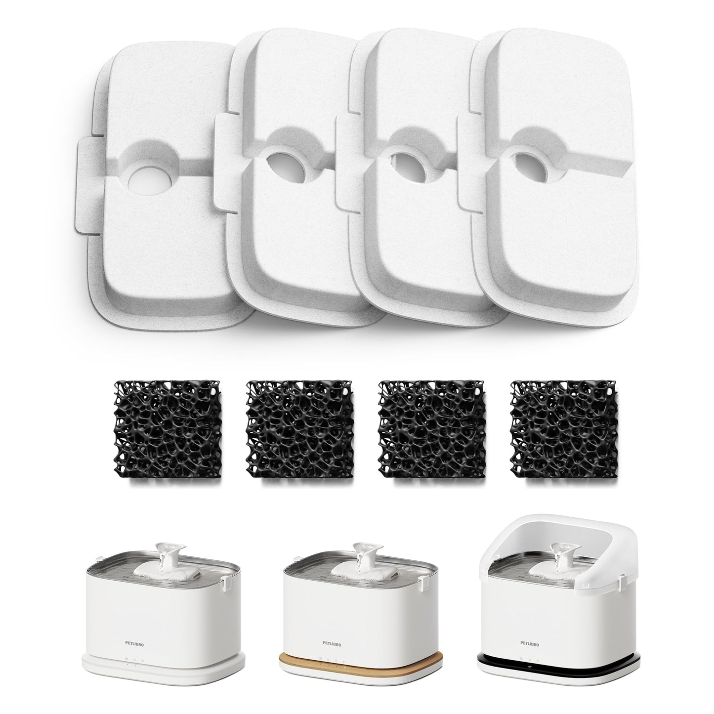 Smart Stainless Steel Pet Water Fountain with App Control