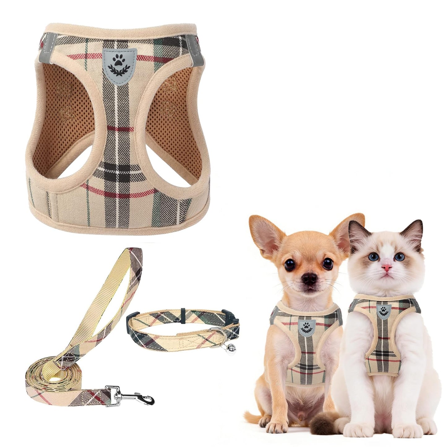 No Pull Dog Harness Set with Collar and Leash