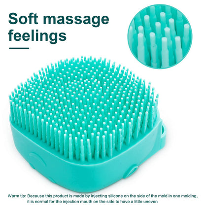 Silicone Pet Bath Brush with Shampoo Dispenser