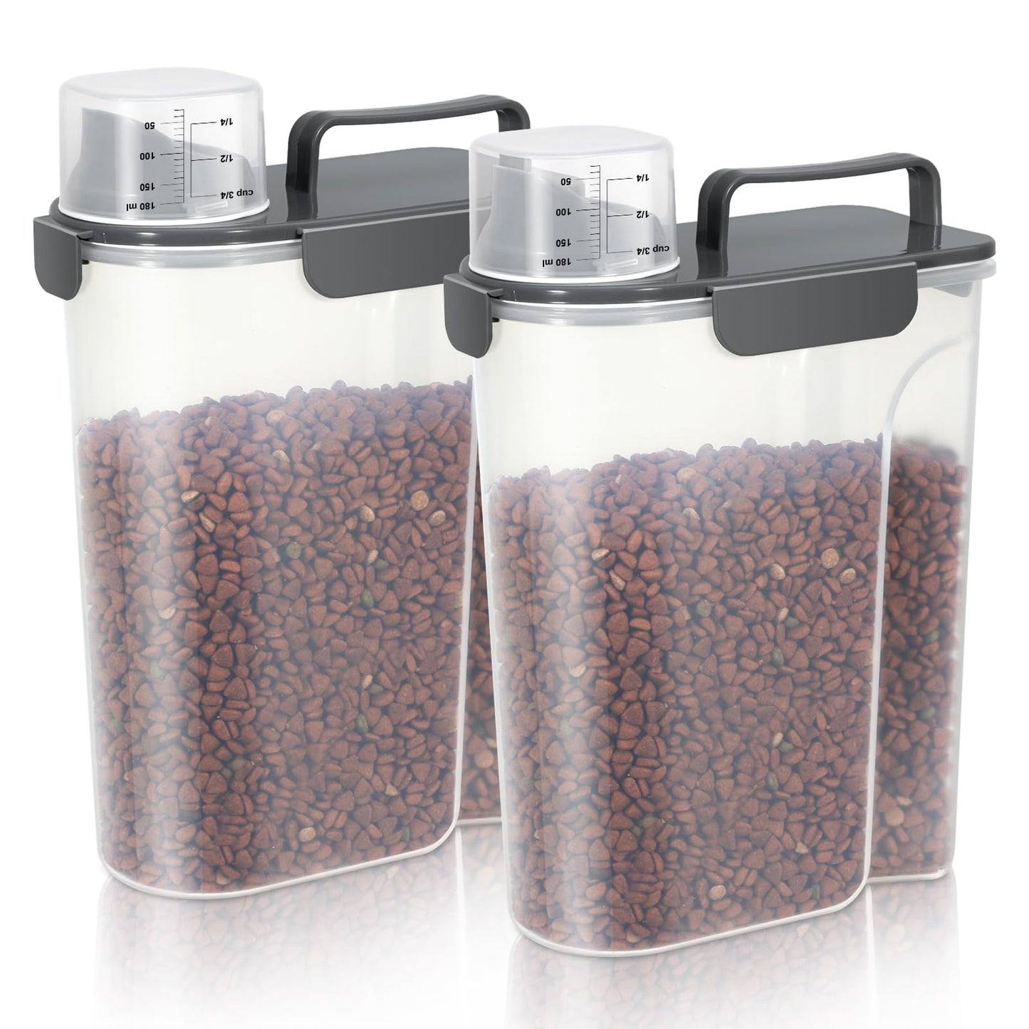 Airtight Pet Food Storage Container with Pour Spout