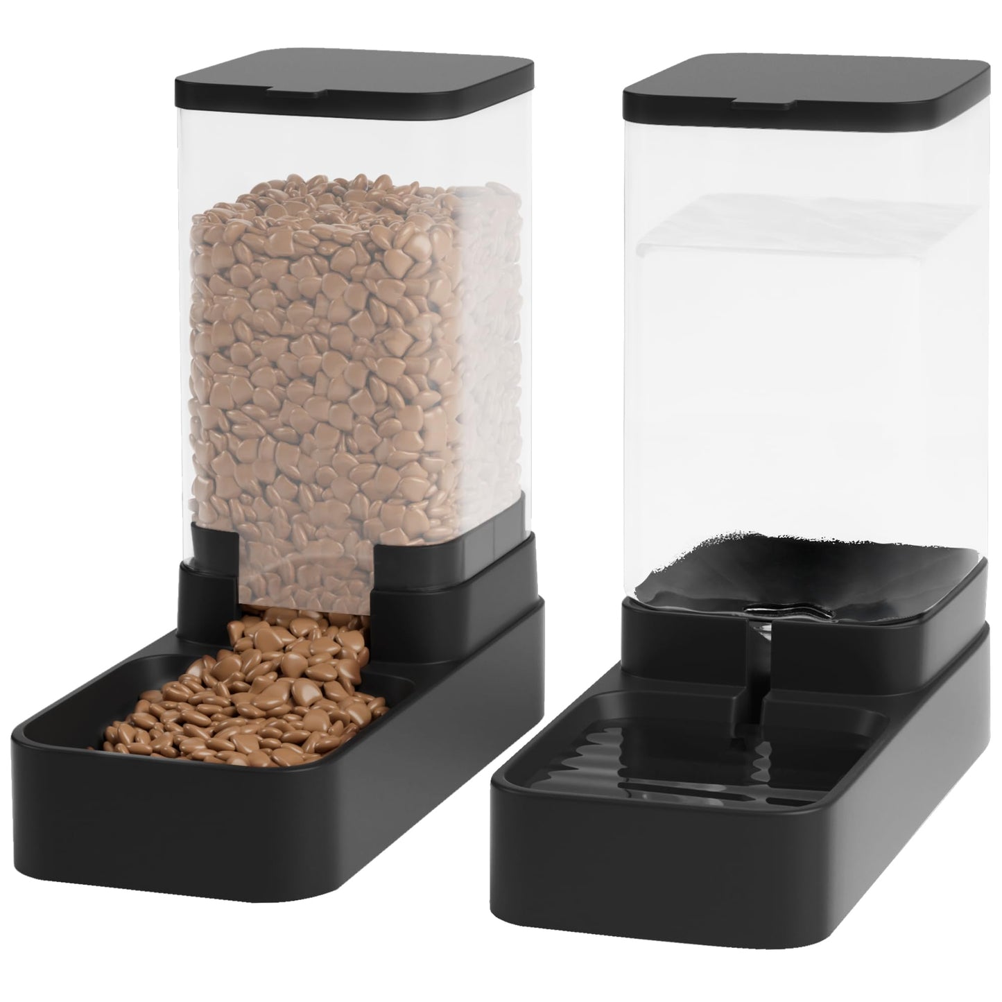 Automatic Pet Feeder & Water Dispenser Set with Bowl