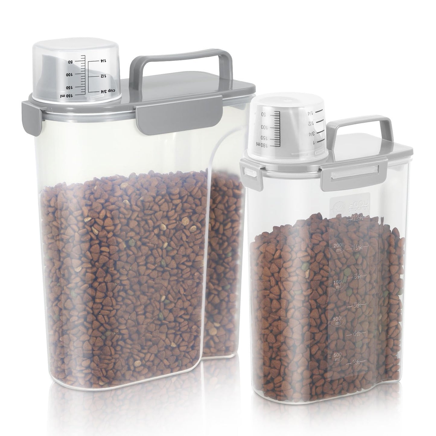 Airtight Pet Food Storage Container with Pour Spout