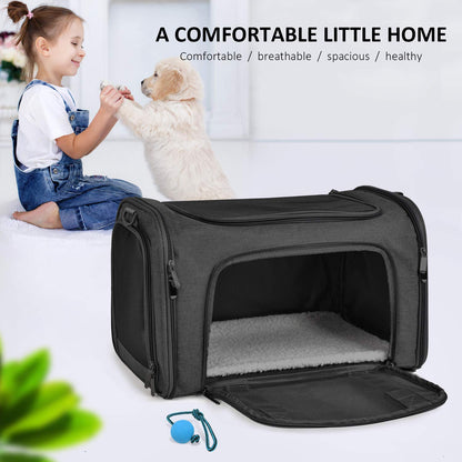 Soft Sided Pet Carrier for Cats & Small Dogs