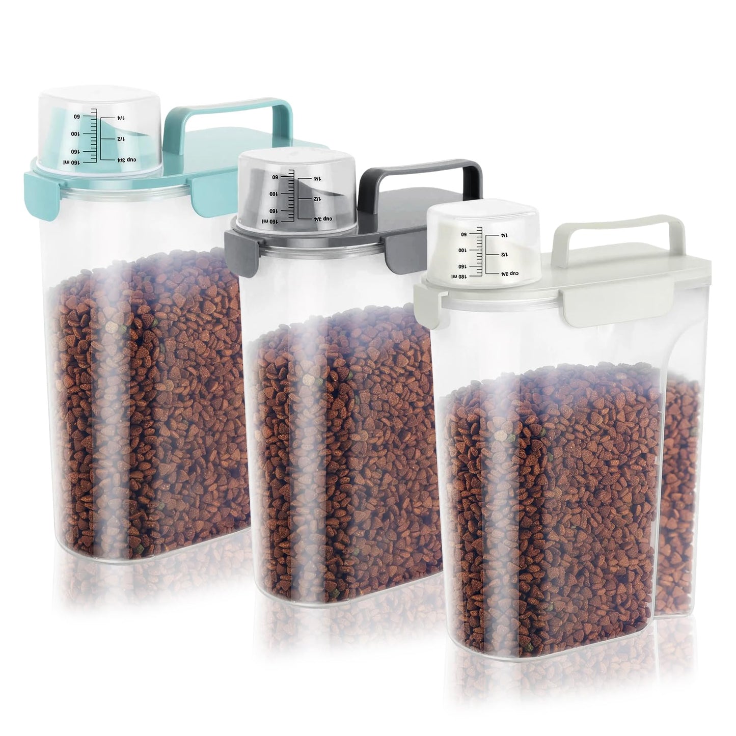Airtight Pet Food Storage Container with Pour Spout