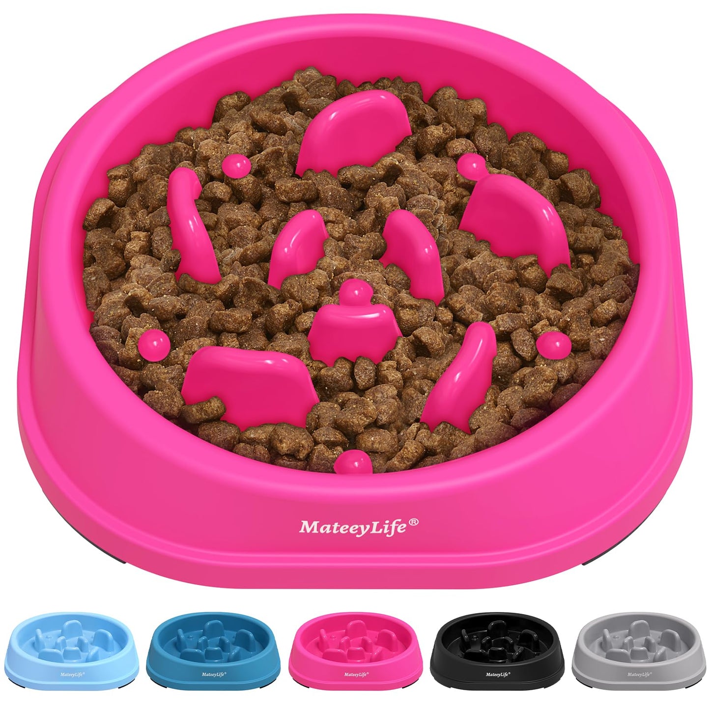 Slow Feeder Dog Bowl for Healthy Eating & Digestion