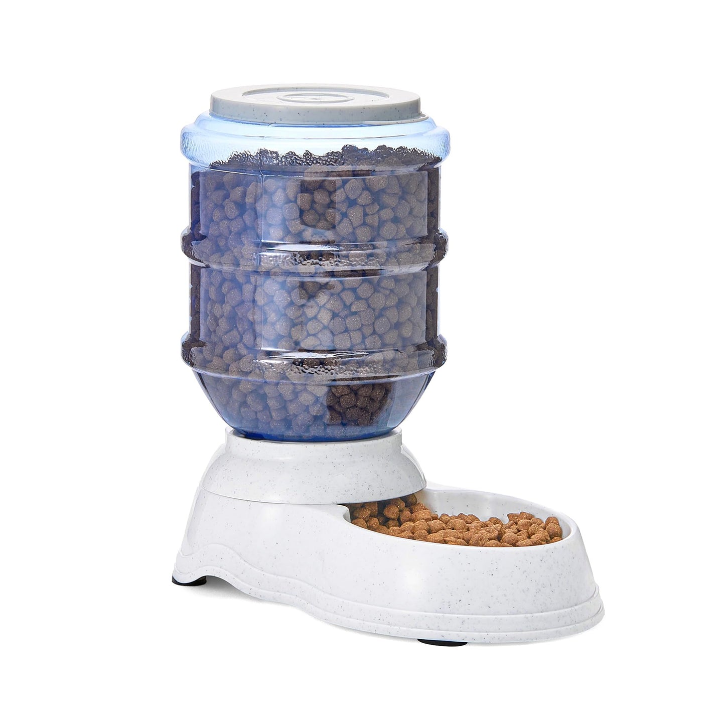 Gravity Pet Food Feeder & Water Dispenser Station Set