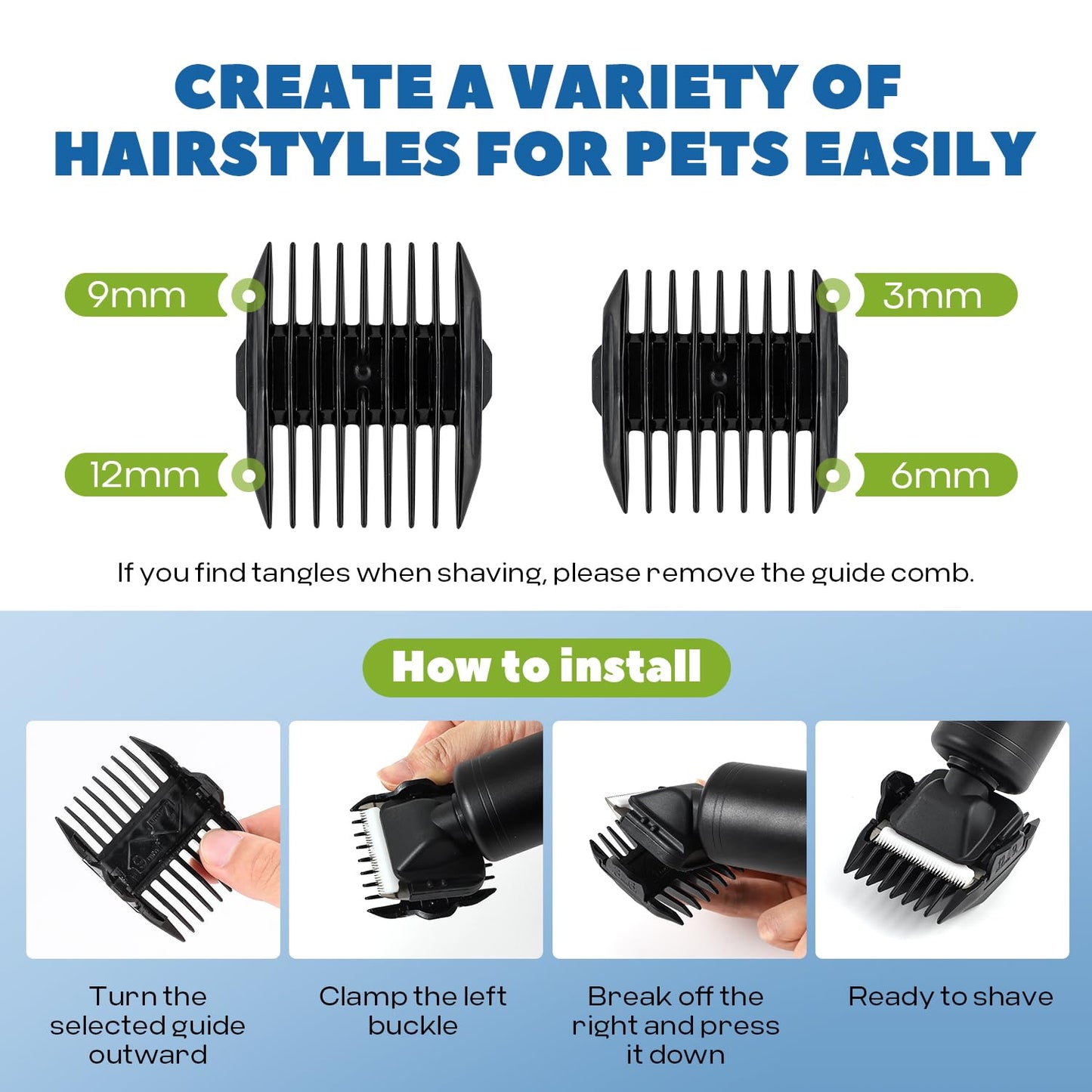Low Noise Pet Grooming Clippers with Extra Blade