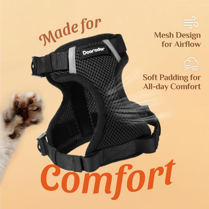 Cat Harness and Leash Set with Quick Release