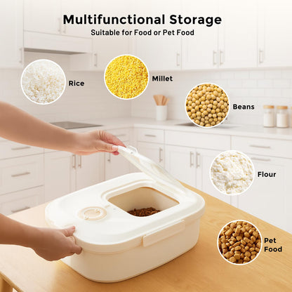 Large Airtight Dog Food Storage Container