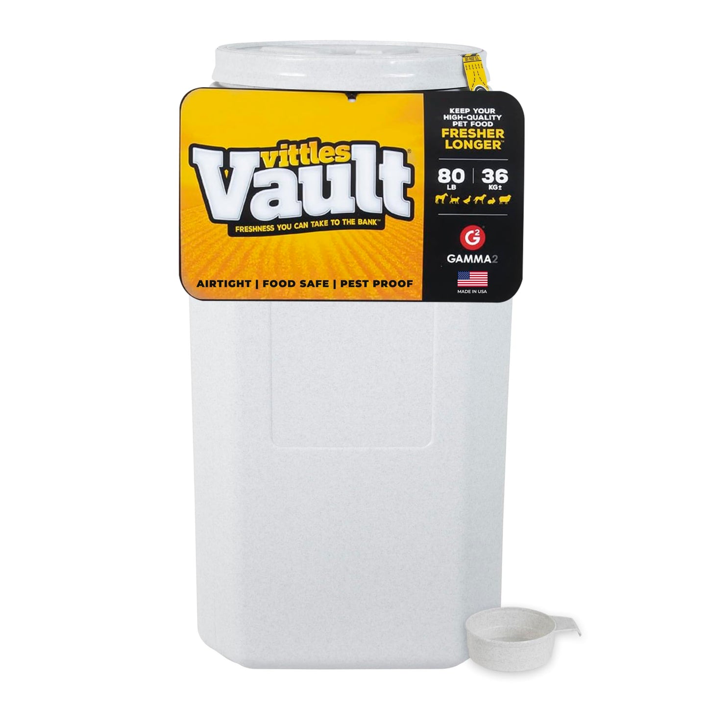 Gamma2 Vittles Vault Airtight Pet Food Storage Container