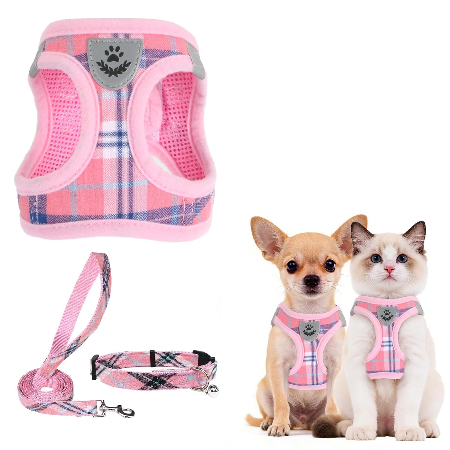 No Pull Dog Harness Set with Collar and Leash