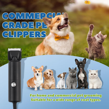 Low Noise Pet Grooming Clippers with Extra Blade