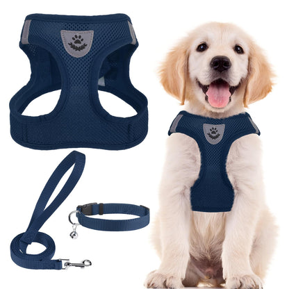 No Pull Dog Harness Set with Collar and Leash