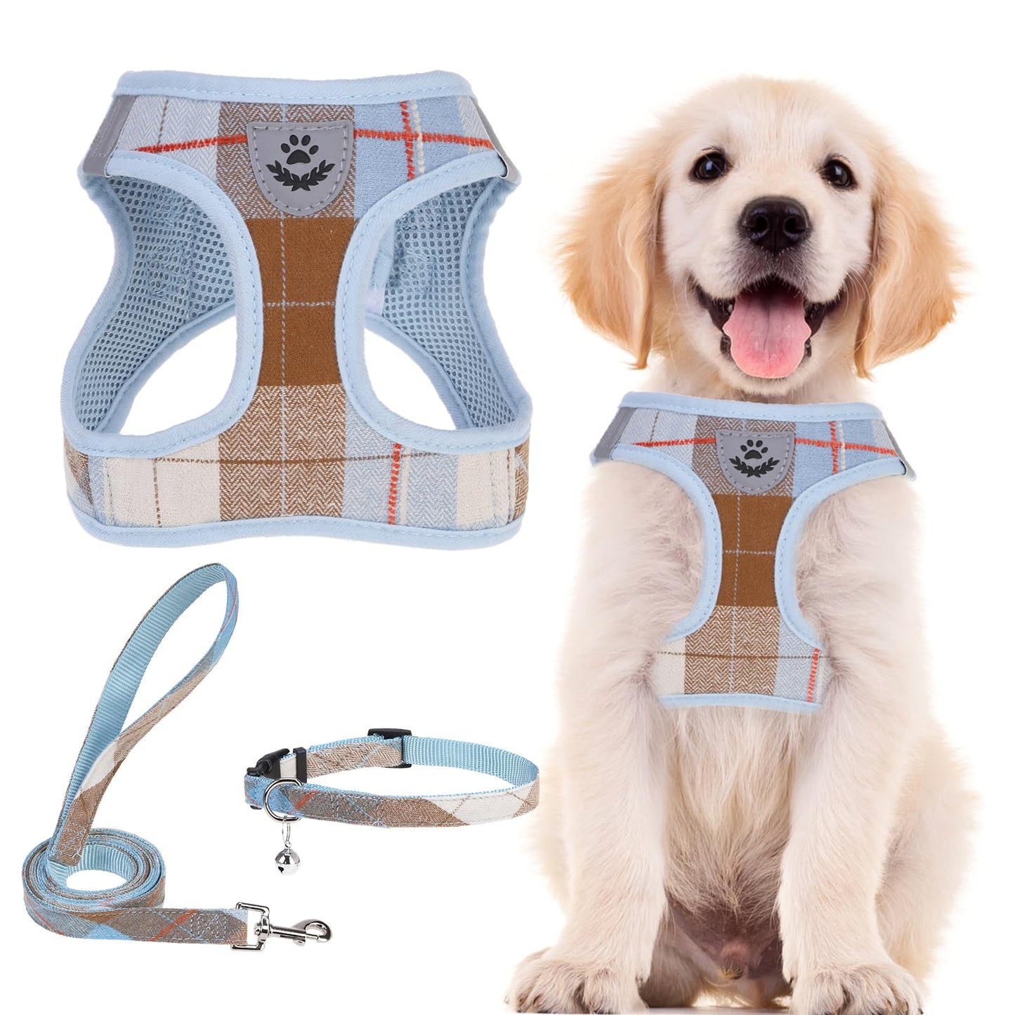No Pull Dog Harness Set with Collar and Leash