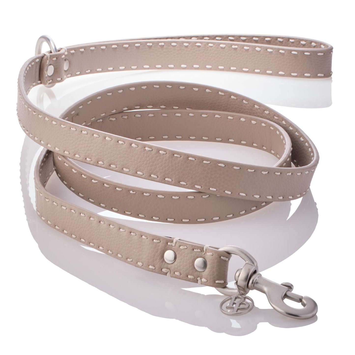 Vegan Leather Pet Leash with Durable Hardware