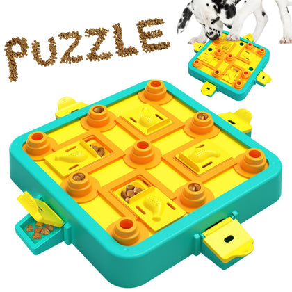 Interactive Dog Puzzle Feeder for Mental Stimulation