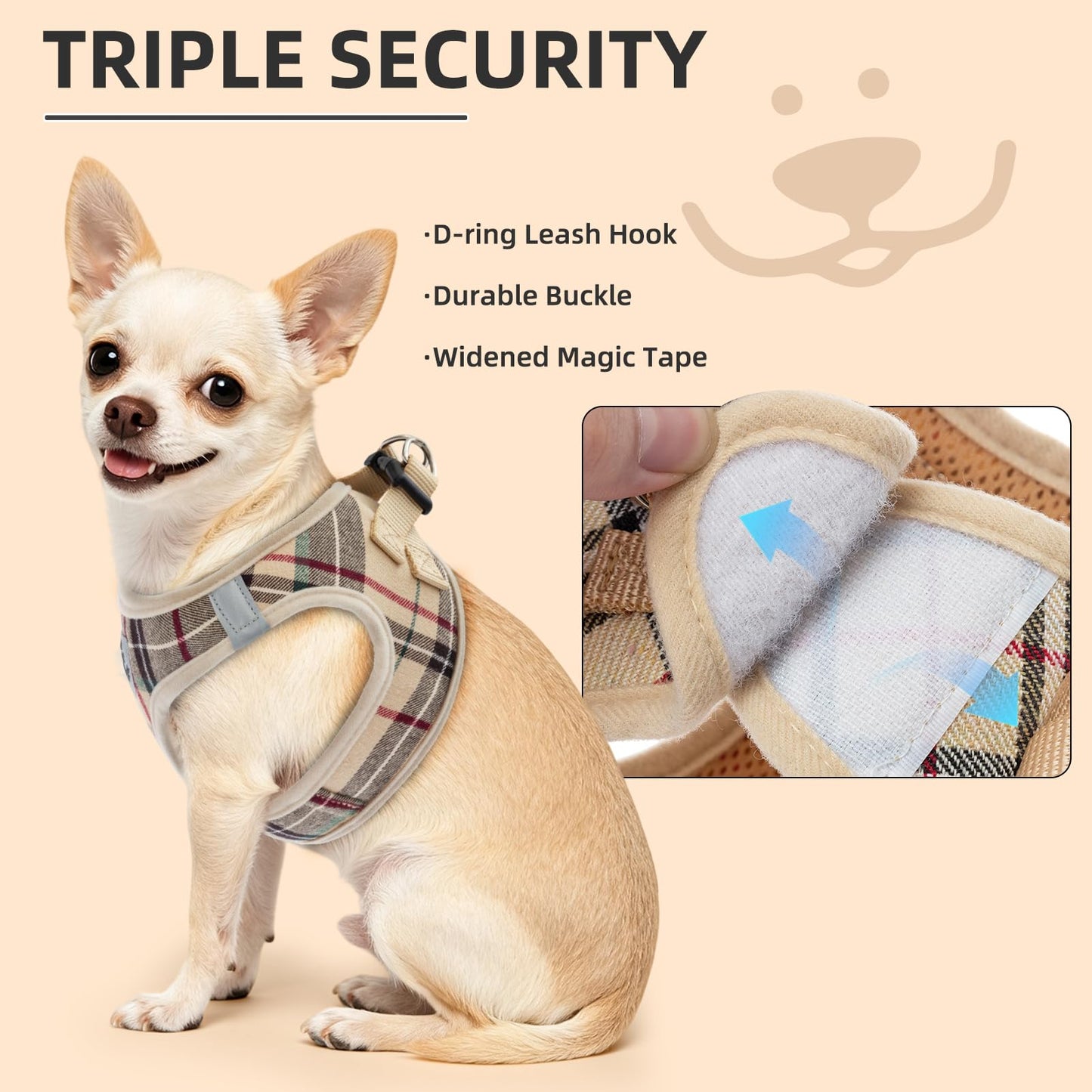 No Pull Dog Harness Set with Collar and Leash