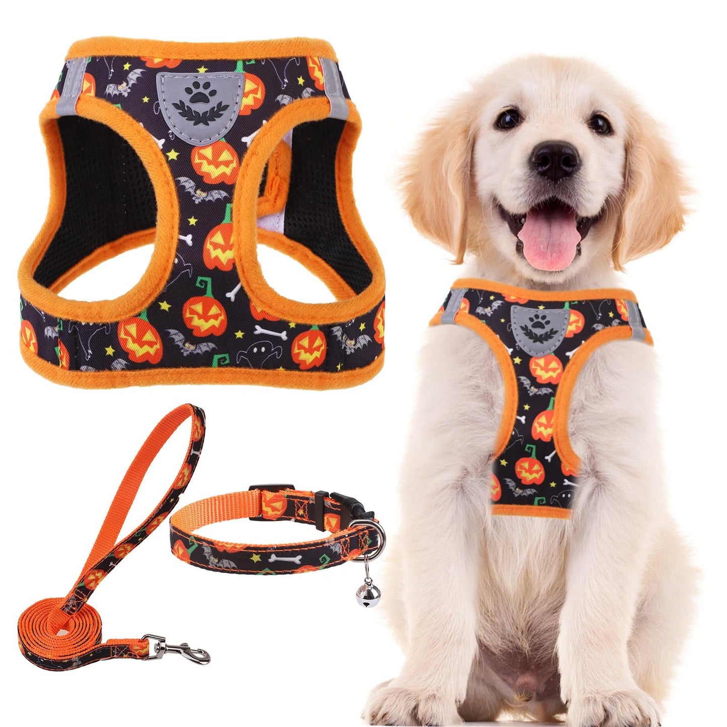 No Pull Dog Harness Set with Collar and Leash