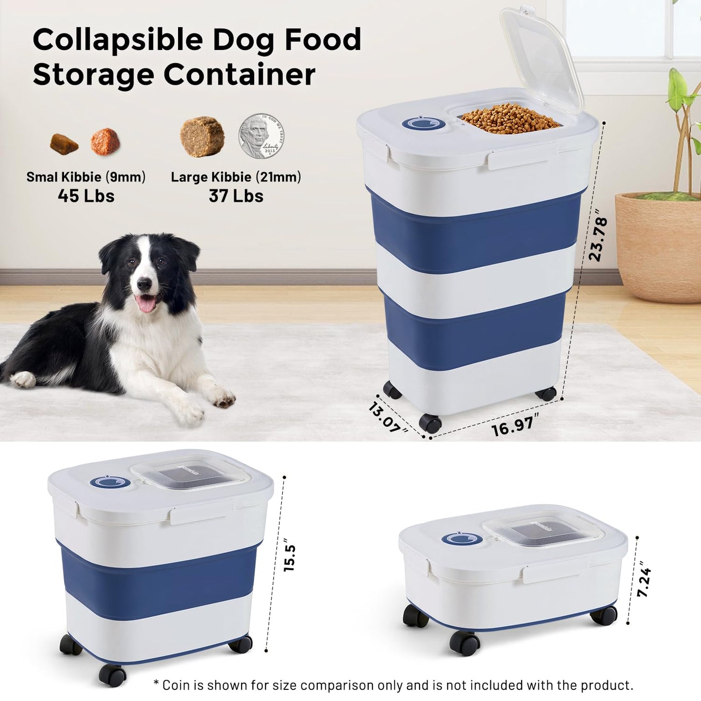 Large Airtight Dog Food Storage Container