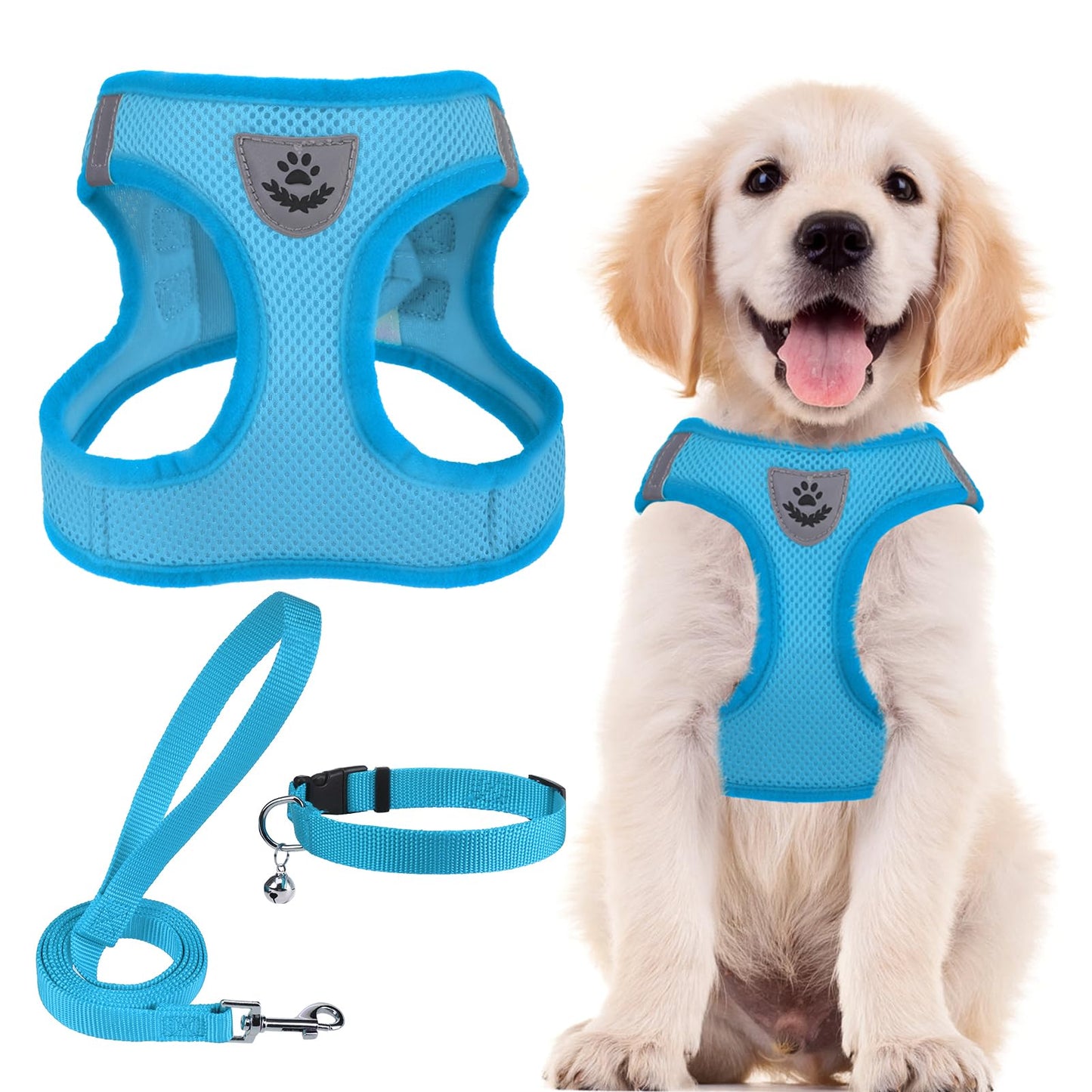 No Pull Dog Harness Set with Collar and Leash
