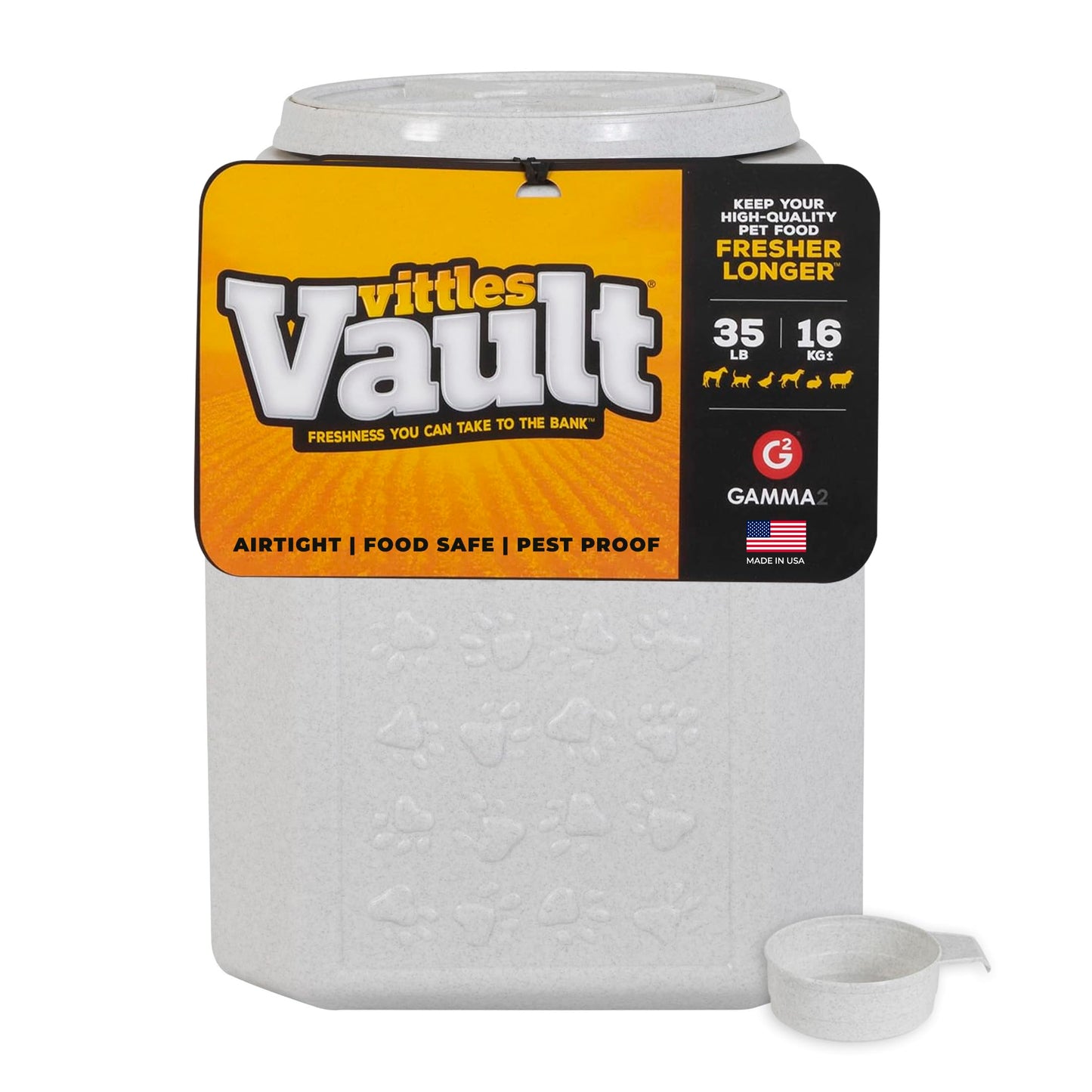 Gamma2 Vittles Vault Airtight Pet Food Storage Container