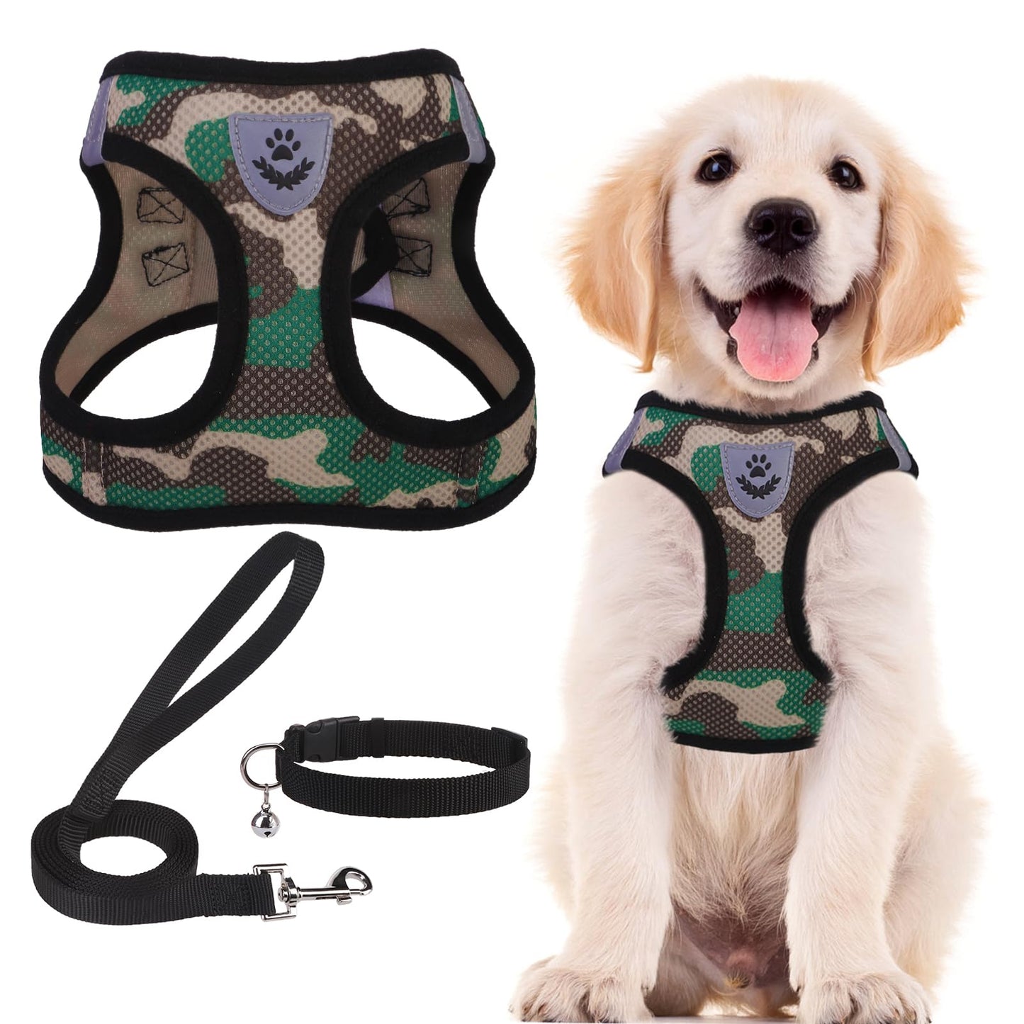 No Pull Dog Harness Set with Collar and Leash
