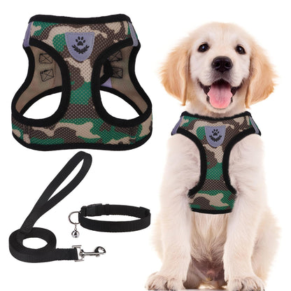 No Pull Dog Harness Set with Collar and Leash