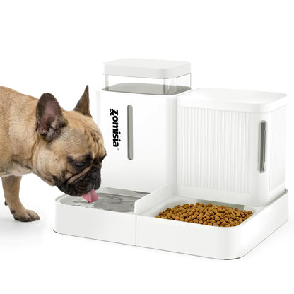 Gravity Pet Feeder & Water Dispenser Set