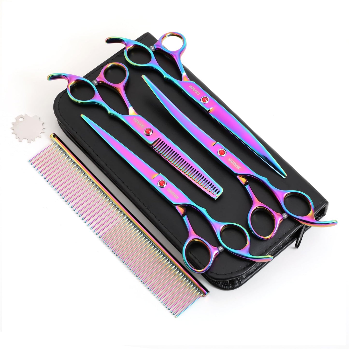 Titanium Dog Grooming Scissors Set