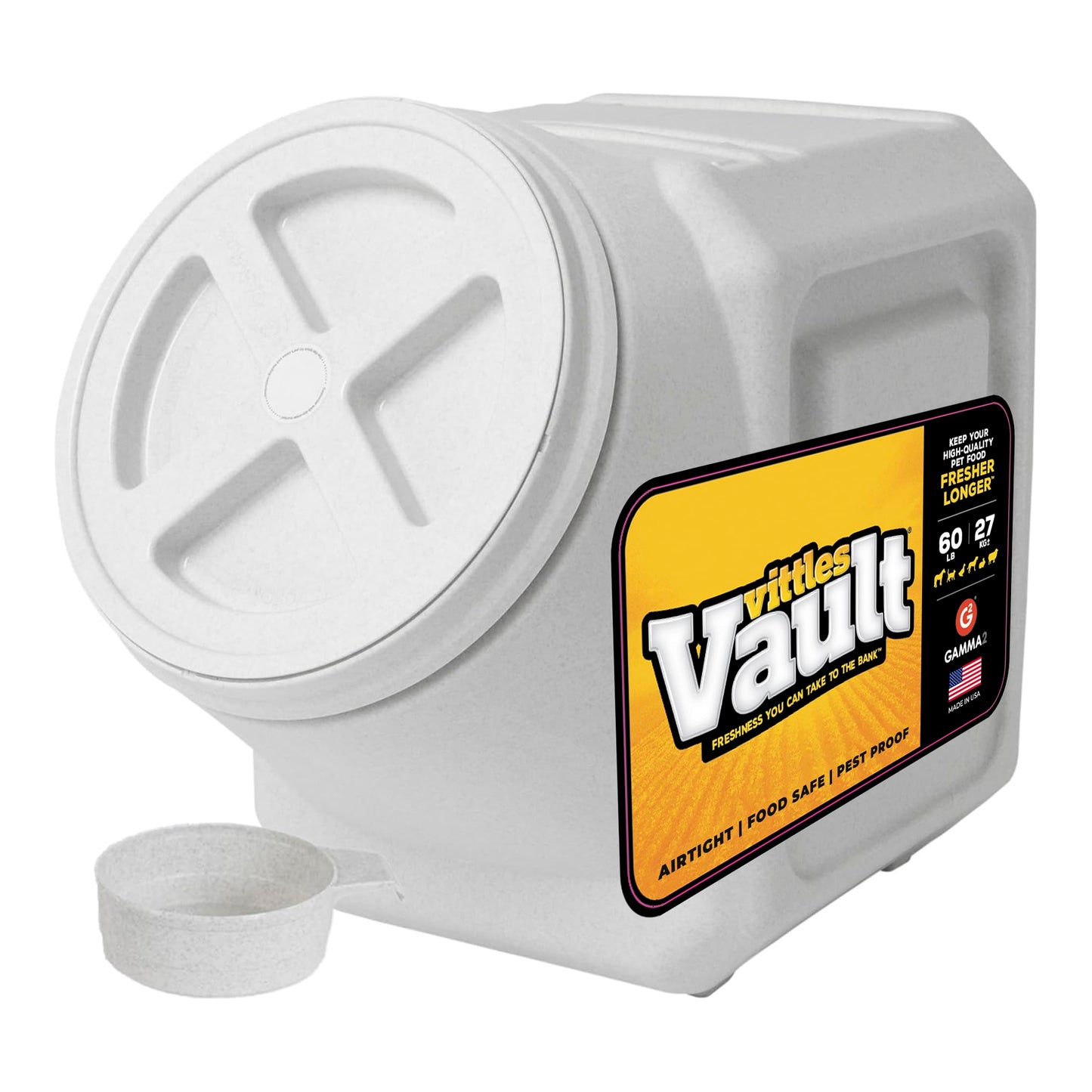Gamma2 Vittles Vault Airtight Pet Food Storage Container
