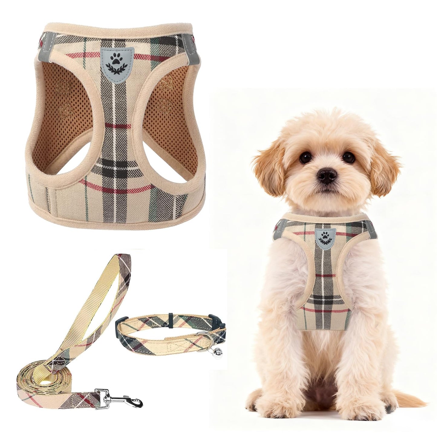 No Pull Dog Harness Set with Collar and Leash