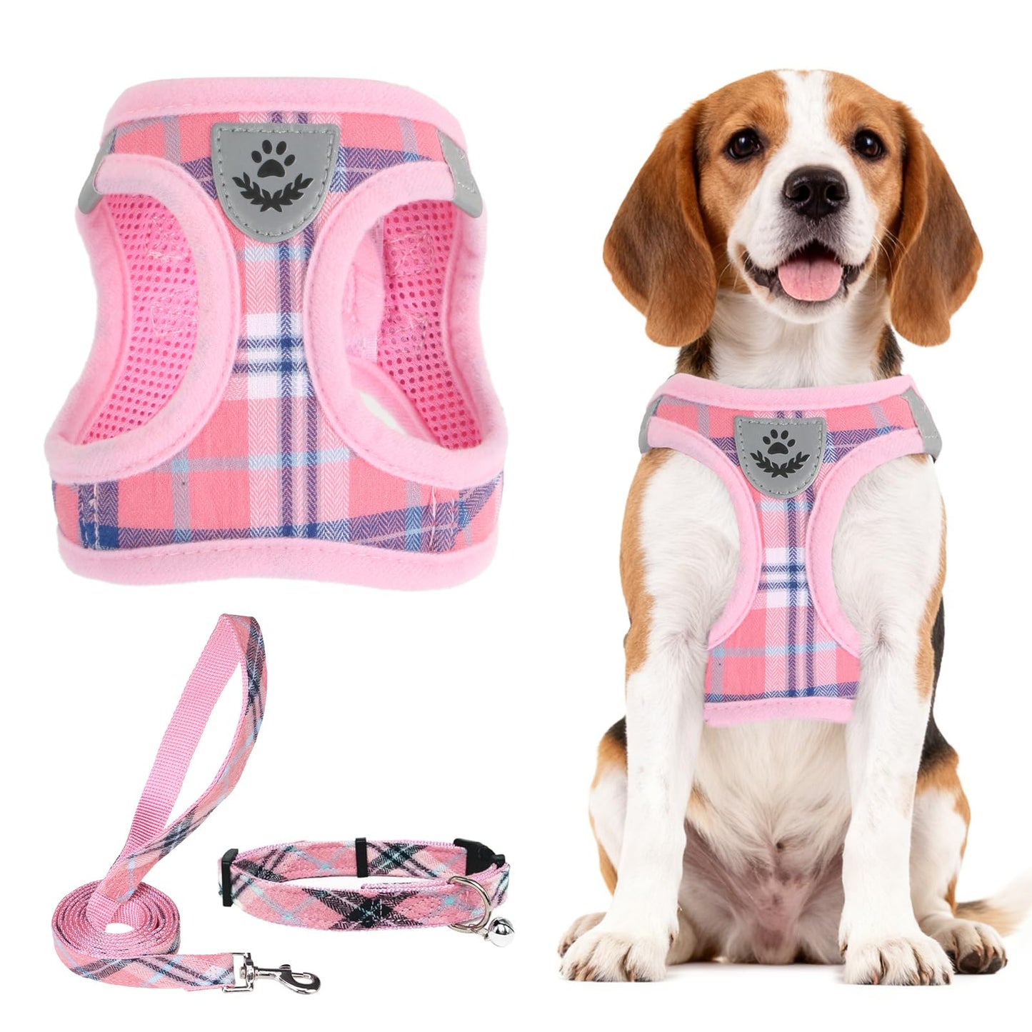 No Pull Dog Harness Set with Collar and Leash