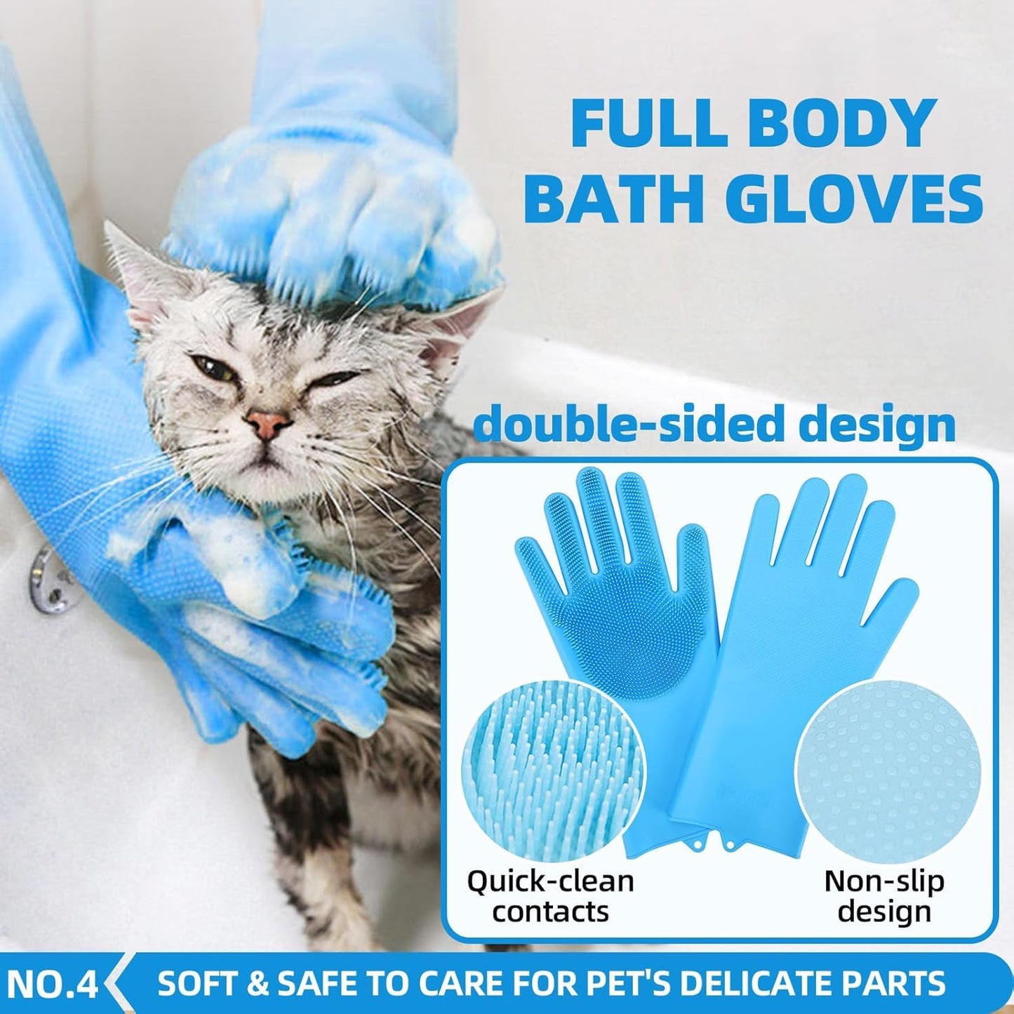 Dog Grooming Brush Kit for Healthy Coats