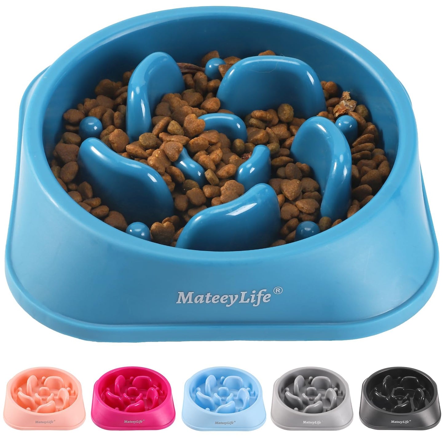 Slow Feeder Dog Bowl for Healthy Eating & Digestion