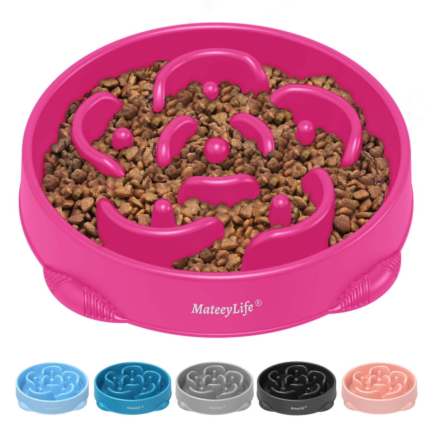 Slow Feeder Dog Bowl for Healthy Eating & Digestion