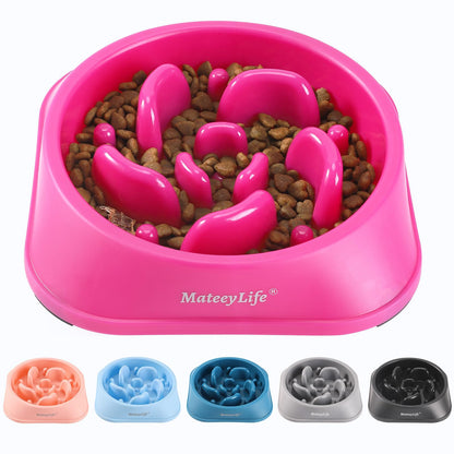 Slow Feeder Dog Bowl for Healthy Eating & Digestion