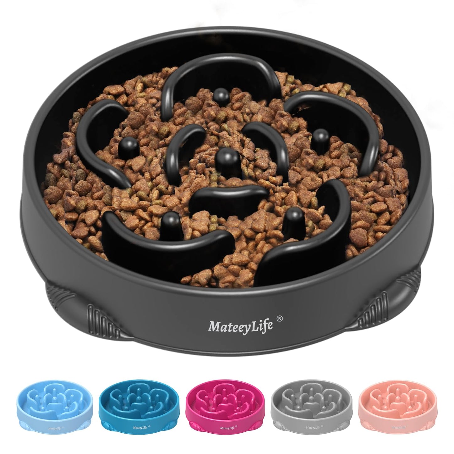 Slow Feeder Dog Bowl for Healthy Eating & Digestion