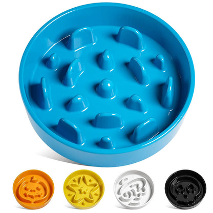 Ceramic Slow Feeder Bowl for Dogs & Small Pets