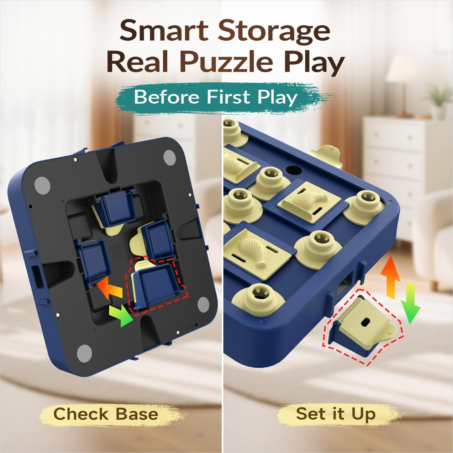 Three Level Dog Chess Puzzle Toy