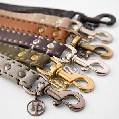 Vegan Leather Pet Leash with Durable Hardware