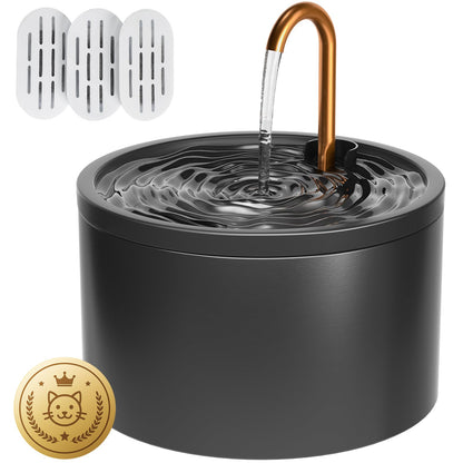 Ceramic Pet Water Fountain with Quiet Pump for Cats & Dogs
