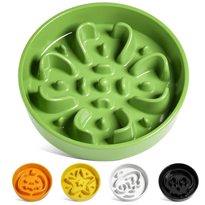 Ceramic Slow Feeder Bowl for Dogs & Small Pets