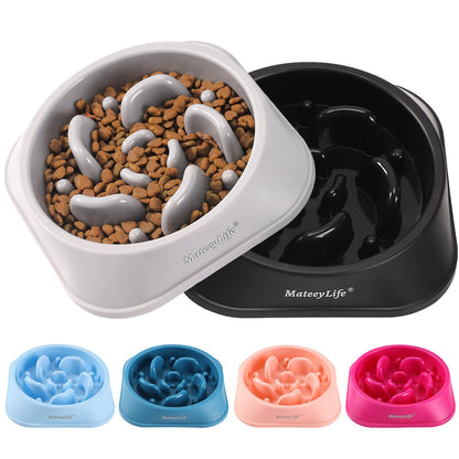 Slow Feeder Dog Bowl for Healthy Eating & Digestion
