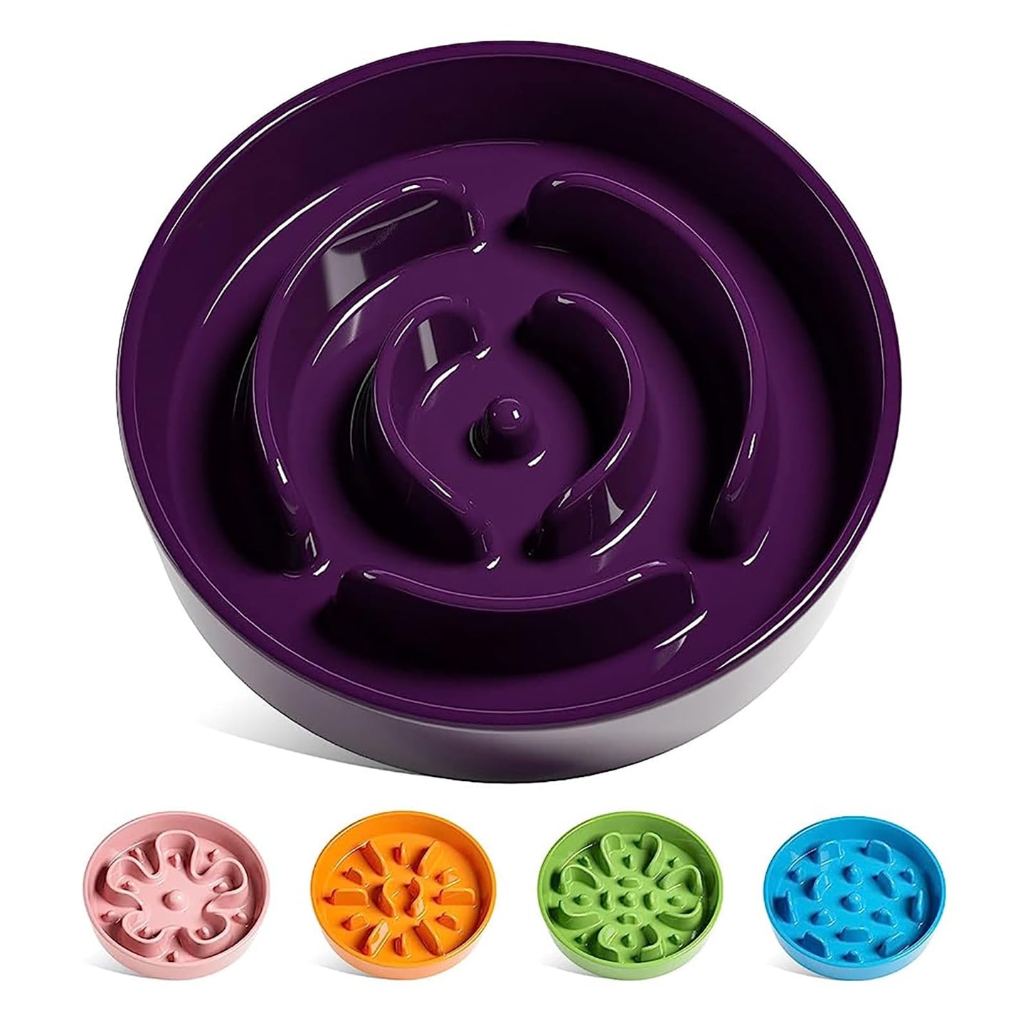 Ceramic Slow Feeder Bowl for Dogs & Small Pets